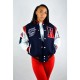 Womens Howard University Varsity Jacket Womens Howard University Varsity Jacket