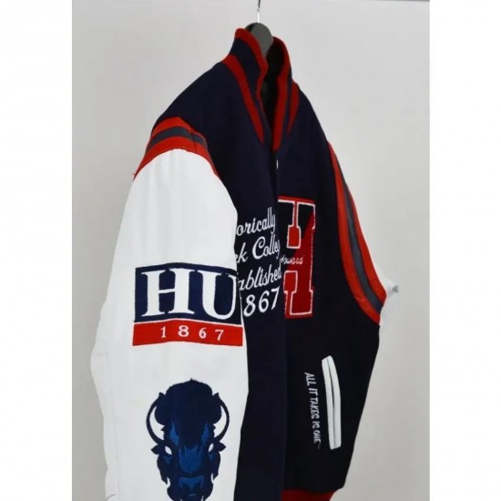 Womens Howard University Varsity Jacket Womens Howard University Varsity Jacket