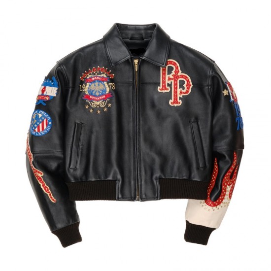 Womens Pelle Pelle World Famous Black Leather Jacket Womens Pelle Pelle World Famous Black Leather Jacket