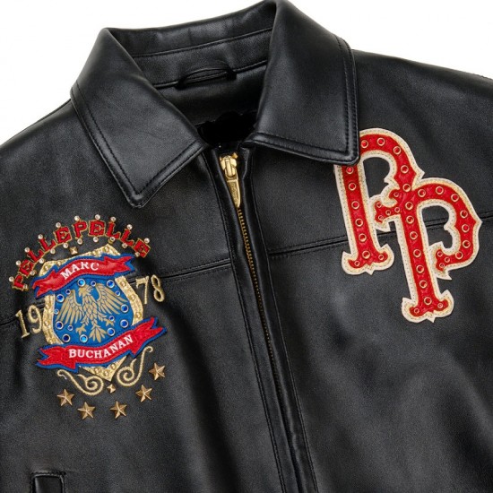 Womens Pelle Pelle World Famous Black Leather Jacket Womens Pelle Pelle World Famous Black Leather Jacket