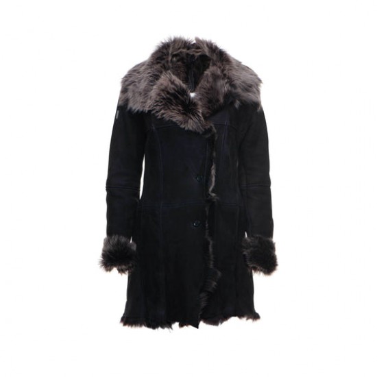 Womens Shearling Sheepskin Winter Coat