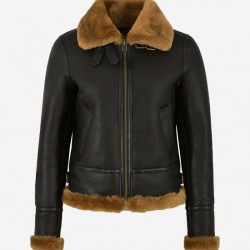 Women’s RAF B3 Flying Bomber shearling jacket