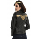 Wonder Women Justice League Gal Gadot Jacket With Golden Logo