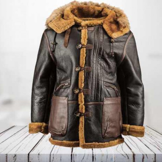 World War WW2 Bomber Style B7 Coat Jacket