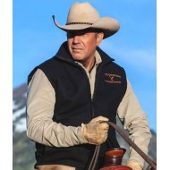 Yellowstone John Dutton Vest Kevin Costner Black Vest