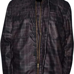 Yellowstone Kevin Costner Cowboy Commissioner John Dutton Plaid Flannel Jacket