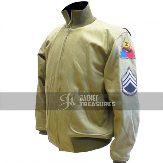 Fury Brad Pitt Tanker WW2 Jacket