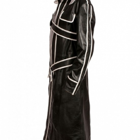 Sword Art Online Kirito Black Leather Coat Sword Art Online Kirito Black Leather Coat