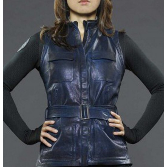 Melinda May Agents of Shield Leather Vest Melinda May Agents of Shield Leather Vest