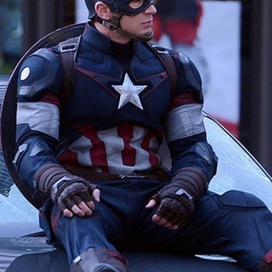 Age of Ultron Avengers 2 Costume Captain America Chris Evans Jacket