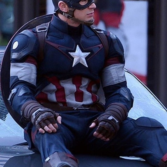 Age of Ultron Avengers 2 Costume Captain America Chris Evans Jacket Age of Ultron Avengers 2 Costume Captain America Chris Evans Jacket