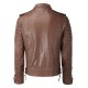 New Mens Kay Michaels Quilted Creased Antique Brown Jacket New Mens Kay Michaels Quilted Creased Antique Brown Jacket
