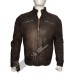 New Men's Vintage Biker Choco Buff Skin Motorcycle Cafe Racer Leather Jacket