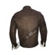 New Men's Vintage Biker Choco Buff Skin Motorcycle Cafe Racer Leather Jacket