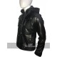 New Men's Motorcycle Brando Style Hoodie Jacket - Detach Hood