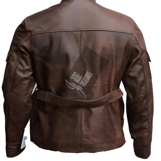 Star Wars Luke Skywalker Brown Leather Jacket