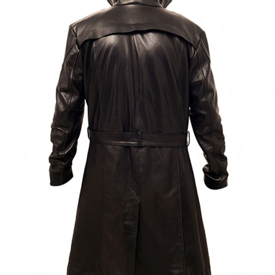 Blade Runner 2049 Ryan Gosling Officer K Fur Collar Trench Coat