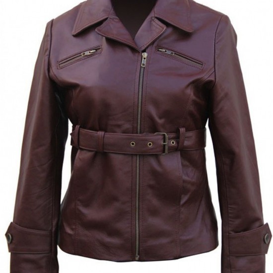 The First Avenger Peggy Carter Captain America Brown Leather Jacket The First Avenger Peggy Carter Captain America Brown Leather Jacket