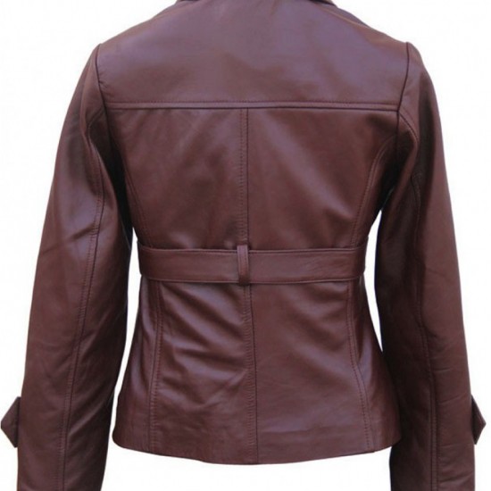 The First Avenger Peggy Carter Captain America Brown Leather Jacket The First Avenger Peggy Carter Captain America Brown Leather Jacket