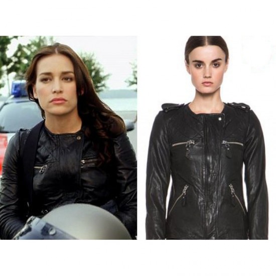 Covert Affairs USA Network TV series Leather Jacket Covert Affairs USA Network TV series Leather Jacket