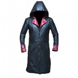 Devil May Cry DMC 5 Dante Sheep Leather Jacket Costume Coat
