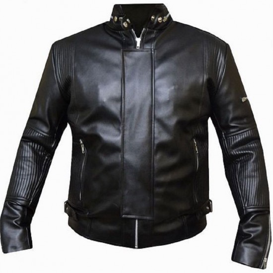 New Mens Daft Punk Leather Jacket Electroma Hero Robot Rivet New Mens Daft Punk Leather Jacket Electroma Hero Robot Rivet