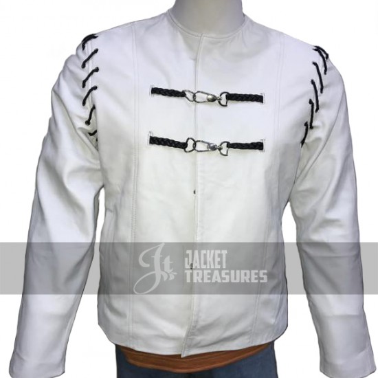 King Arthur Legend Sword Charlie Hunnam White Jacket