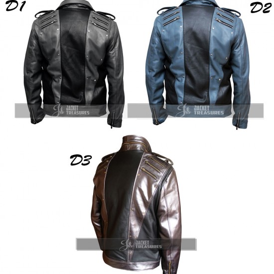 X Men Apocalypse Evan Peters Quick Leather Jacket