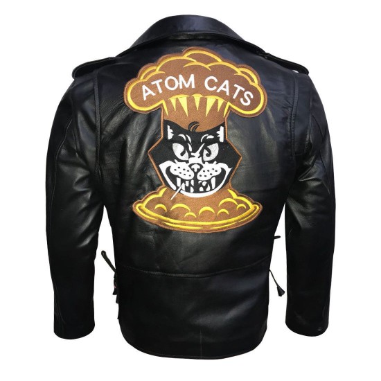 Fallout 4 Atom Cats Double Rider Leather Jacket Fallout 4 Atom Cats Double Rider Leather Jacket