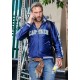 Suicide Squad Captain Boomerang Jai Courtney Blue Varsity Satin Jacket Suicide Squad Captain Boomerang Jai Courtney Blue Varsity Satin Jacket