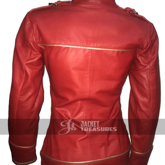 Freddie Mercury Concert Military Women Motorcycle Jacket