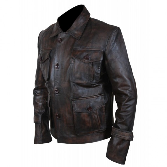 Men's Distressed Supernatural Season 7 Genuine Leather Jacket/Coat Men's Distressed Supernatural Season 7 Genuine Leather Jacket/Coat