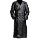 German Classic Officer WW2 Military Uniform Black Leather Trench Coat German Classic Officer WW2 Military Uniform Black Leather Trench Coat
