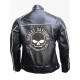 New Men's Harley Davidson Reflective Willie G Skull Leather Jacket New Men's Harley Davidson Reflective Willie G Skull Leather Jacket