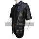 Final Fantasy XV Noctis Lucis Caelum Black Leather Jacket Trench Coat