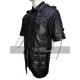 Final Fantasy XV Noctis Lucis Caelum Black Leather Jacket Trench Coat Final Fantasy XV Noctis Lucis Caelum Black Leather Jacket Trench Coat