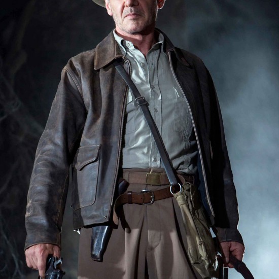 Indiana Jones and Kindom of Crystal Skull Harrison Ford Jacket Indiana Jones and Kindom of Crystal Skull Harrison Ford Jacket