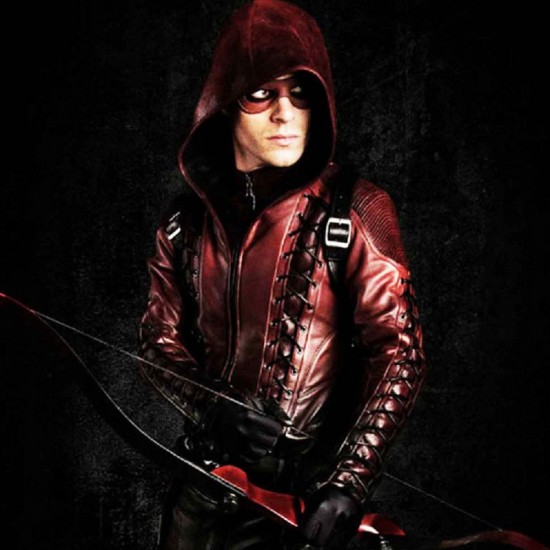 Roy Harper Arrow Season 3 Arsenal Red Hooded Jacket Roy Harper Arrow Season 3 Arsenal Red Hooded Jacket