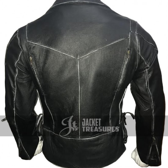 New Mens HD Brando Leather Jacket New Mens HD Brando Leather Jacket