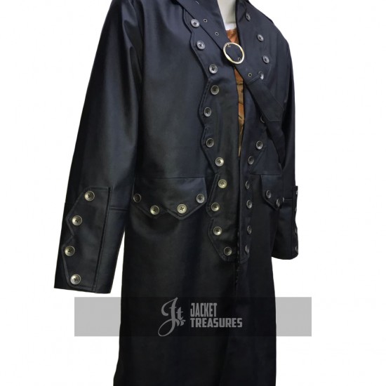 Pirates of the Caribbean 5 Will Turner Leather Coat Pirates of the Caribbean 5 Will Turner Leather Coat