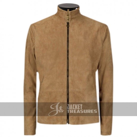 James Bond Brown Suede Daniel Craig Spectre Morocco Blouson Jacket James Bond Brown Suede Daniel Craig Spectre Morocco Blouson Jacket