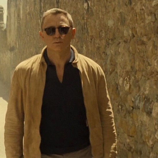 James Bond Brown Suede Daniel Craig Spectre Morocco Blouson Jacket James Bond Brown Suede Daniel Craig Spectre Morocco Blouson Jacket