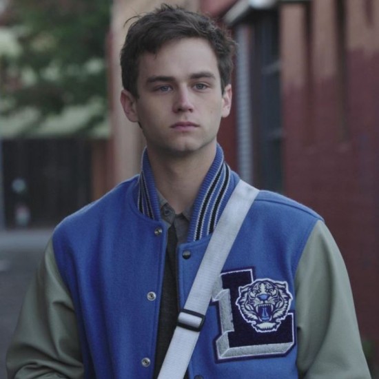 Justin Foley 13 Reasons Why Letterman Jacket