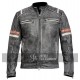 New Men's Vintage Motorcycle Cafe Racer Distressed Jacket New Men's Vintage Motorcycle Cafe Racer Distressed Jacket