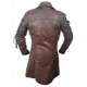 Steampunk Mens Gothic Leather Halloween Trench Coat