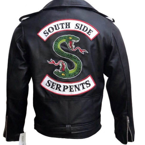 Jughead's South Side Serpents Leather Jacket Jughead's South Side Serpents Leather Jacket