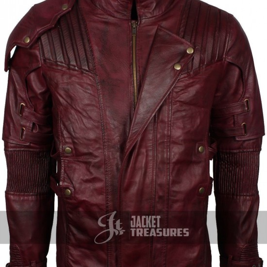 Starlord Guardians of the Galaxy Volume 2 Costume Leather Jacket Starlord Guardians of the Galaxy Volume 2 Costume Leather Jacket