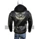 Suicide Squad The Killing Joker Hooded Black Leather Jacket Suicide Squad The Killing Joker Hooded Black Leather Jacket