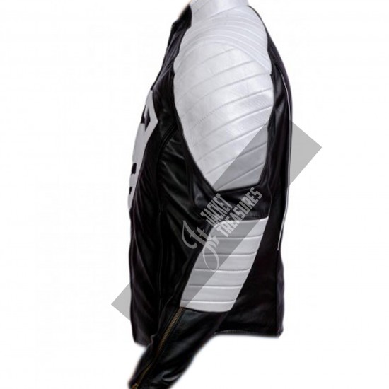 Stylish Superman Black And White Jacket Stylish Superman Black And White Jacket