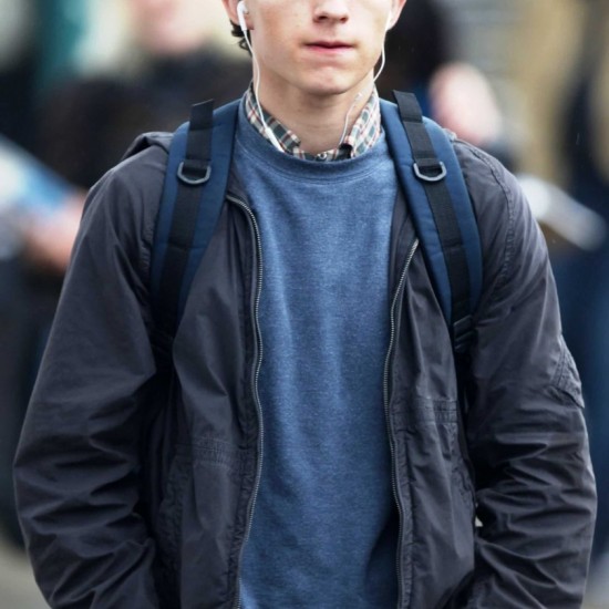Tom Holland Hooded Jacket Spiderman Homecoming Tom Holland Hooded Jacket Spiderman Homecoming